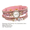 thumbnail image 7 of Xinyolin Multi Layers Wrap Around Quartz Watch - Rhinestone Braided Elegant Bracelet Watch, 7 of 7