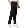 thumbnail image 2 of COOPLUS Mens Wide Leg Sweatpants with Pockets Mens Work Pants Track Cargo Pants for Men Size S M L XL XXL, 2 of 9