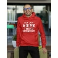 thumbnail image 5 of Tstars Men's Anime Lover Hoodie - Ideal Gift for Anime Enthusiast - M, Red, 5 of 8