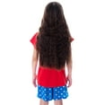 thumbnail image 3 of DC Comics Girls' Wonder Woman Strong and Fierce Shirt and Shorts Pajama Set, 3 of 8