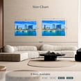 thumbnail image 3 of Elephant Stock San Diego Waterfront Wall Art - Horizontal Canvas Wall Art - Living Room Wall Decor - Places Canvas - Blue And Beige Decor - 51" x 34", 3 of 4