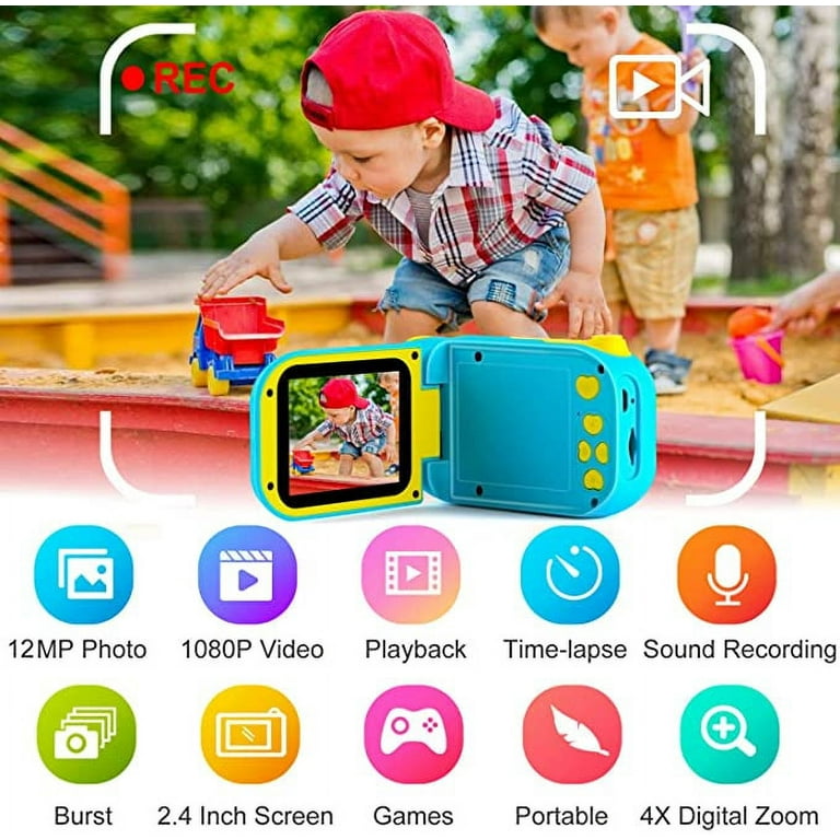 Kids Video Camera Girls Toys - Kids Camera Toddler Camcorder Christmas  Birthday Gifts for Children 3-10 Years Old, Kids Digital Camera for Girls  and