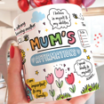 thumbnail image 3 of Lotusprinthandmade Mums Affirmation White Ceramic Mug (11oz) (Made In US), Mothers Day Gift, Birthday Gift for Mom, Gift Mug Set for Mom, 3 of 5