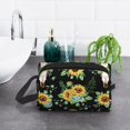 thumbnail image 6 of Honeii Sunflower Skull Boho Print Multi-Purpose Storage Bag,Hanging Dopp Kit,Small Toiletry Bag for Traveling for Toiletries, Makeup, and Small Essentials, 6 of 7