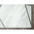 thumbnail image 2 of Abani Luna Collection Area Rug Mid Century Modern Bedroom Living Room Decor Floor Rug 6 x 9 White Gold, 2 of 7