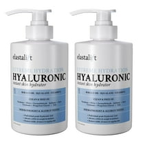 Elastalift Hyaluronic Acid Body Cream with Vitamin E for Dry Skin and Sagging Skin. Set of Two 15 fl oz