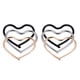 thumbnail image 4 of Pendientes de Aro Aleación Cuerda Aros en apariencia de Joyas de Oreja de Moda Oro, 4 of 9