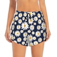 thumbnail image 2 of Fotbe Daisy Floral Womens High Waist Running Shorts Athletic Workout Quick Dry Shorts for Women with Pockets Gym Yoga Summer Shorts-X-Large, 2 of 9