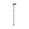 NOVA Folding Walking Cane with Wood Grip Handle, Foldable & Adjustable Travel Cane with Wood Comfort Handle, Butterflies