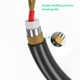 thumbnail image 6 of Bottone 3.5mm Auditory Cable Gold Plated Connectors Speakers Extension Cord For Smartphones To Speakers Or Headphones, 6 of 7