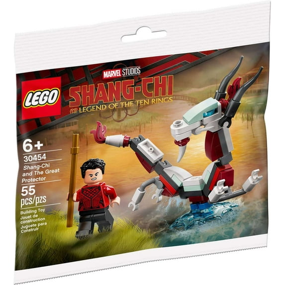 Pre-Owned LEGO Marvel Shang-Chi and The Great Protector 30454 Fun Building Toy (55 Pieces)