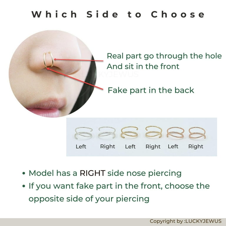 Right nose ring clearance