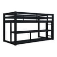 Better Homes and Gardens Greer Twin Loft Storage Bed, Black