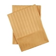 thumbnail image 2 of 400 Thread Count Egyptian Cotton Stripe Pillowcase Set, King, Gold, 2 of 5