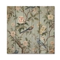 thumbnail image 3 of Designart "Chinoiserie Featuring Birds and Peonies XIV" Floral Print on Natural Pine Wood, 3 of 5