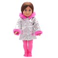 thumbnail image 1 of Poupée en Tissu Mini Mode Hiver avec Pantalon pour Poupées Filles de 18 Pouces, 1 of 10