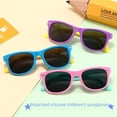 thumbnail image 3 of Gafas de sol de silicona Gafas de sol polarizadas de moda para niños Gafas de sol estilo wayfare para niños y niñas, 3 of 5