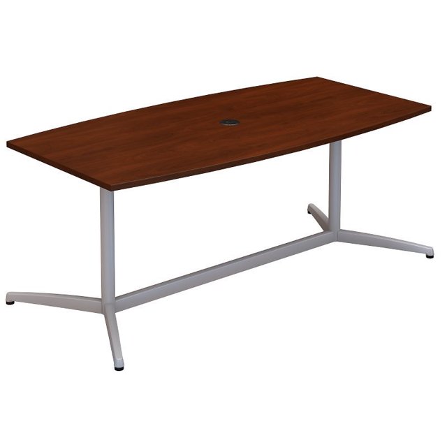 Bush Meubles d'Affaires 72W Bateau en Forme de Table de Conférence en Cerise