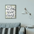 thumbnail image 3 of Stupell Industries Live Worthy Of The Gospel Religious Inspiring Word Design Graphic Art Black Framed Art Print Wall Art, 24x30, by April Chavez, 3 of 7