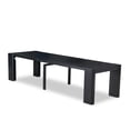 thumbnail image 2 of East West Furniture Xtenczar 10 -Piece Dining Room Table Set in Black Finish, 2 of 10