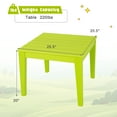 thumbnail image 7 of Infans Kids Square Table Indoor Outdoor Heavy-Duty All-Weather Activity Play Table, 7 of 7