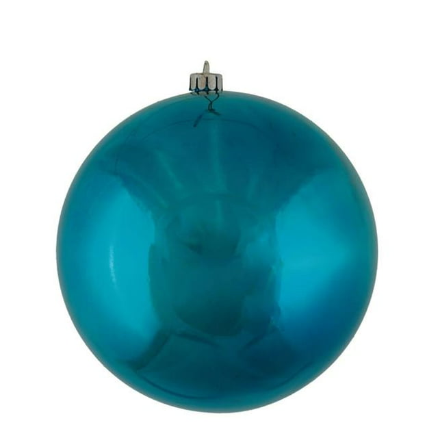 Ornement Boule Casquette Percée UV Bleu Mer, 12 Po.