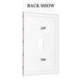 thumbnail image 2 of DouZhe 1-Gang Toggle Switch Wallplate, Pink Hearts Love Cute Panda Decorative Wall Plates, 2 of 7