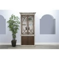 thumbnail image 2 of Pemberly Row Contemporary Wood Two-Tone Display Cabinet with Glass Doors, 2 of 4
