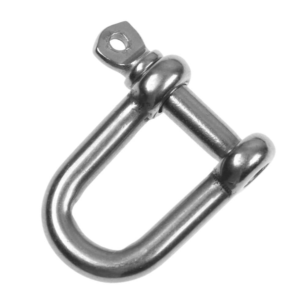 Stainless Steel U/D Anchor Shackle Screw Pin Paracord Bracelet Buckle Fittings 