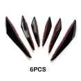thumbnail image 4 of stanreset 6pcs ABS Front Bumper Lip Canard Splitter Fin Spoiler Kit For Lip Splitter Fin Canard Splitter A, 4 of 6