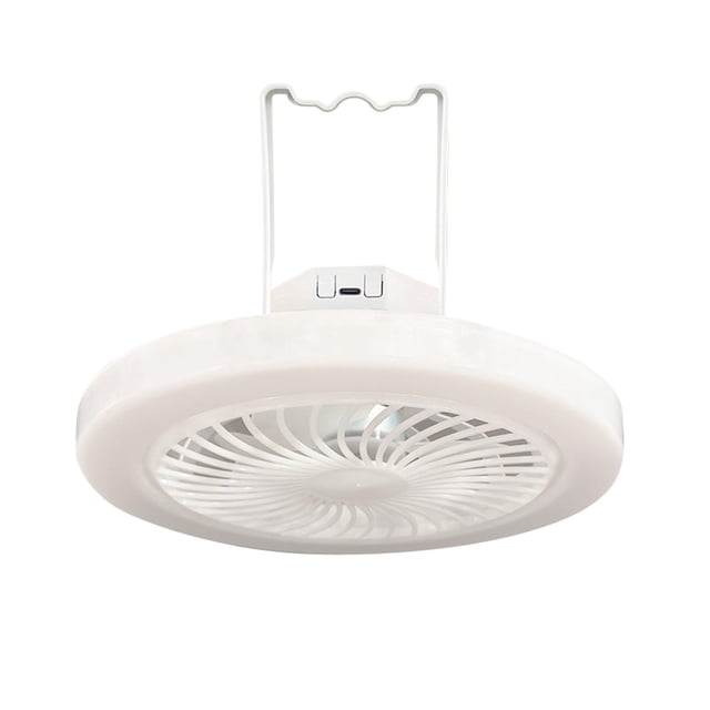 Outdoor Camping Fan Light Portable Lighting Usb Charging Multifunctional Dormitory Mini Silent Ceiling Fan Light