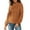 Khaki, variant on Lindreshi Sweaters for Women Fall Fashion Women's Winter Round Neck Long Half High Collar Sleeve Knitted Loose Sweater Top