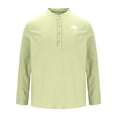 thumbnail image 3 of Blusa y camisa de manga larga con cuello alto para hombre, informal, a la moda, con cuello alto, transpirable, de poliéster, 3 of 3