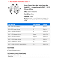 thumbnail image 2 of Front Control Arm Ball Joint Sway Bar Link Kit 8 - Compatible with 2007 - 2013 Nissan Altima 2008 2009 2010 2011 2012, 2 of 2