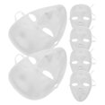 thumbnail image 4 of máscaras faciales completas en blanco, pintadas a mano, ideales para fiestas y manualidades., 4 of 7