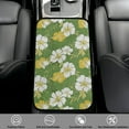thumbnail image 2 of Yuyamidu Green Hibiscus Center Console Cover Pad for SUV ar Truck Flannel Auto Center Console Cushion Pad Fluffy Car Center Console Cover Pad Winter Auto Accessories, 2 of 7