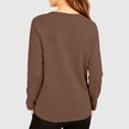 thumbnail image 3 of OGLCCG Long Sleeve Shirts for Girls Plain Crew Neck Stretchy Basic Layering Tops Lightweight Fall Winter Outfits Size 1-13 Years, 3 of 8