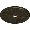 thumbnail image 3 of 31 1/2"OD x 3 5/8"ID x 1 1/2"P Kirke Ceiling Medallion (Fits Canopies up to 3 5/8"), Hand-Painted Stone Hearth Crackle, 3 of 6