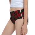 thumbnail image 7 of Pofeuu Rose Print Soft Cotton Underwear Girls'Briefs Soft Undies, 7 of 7