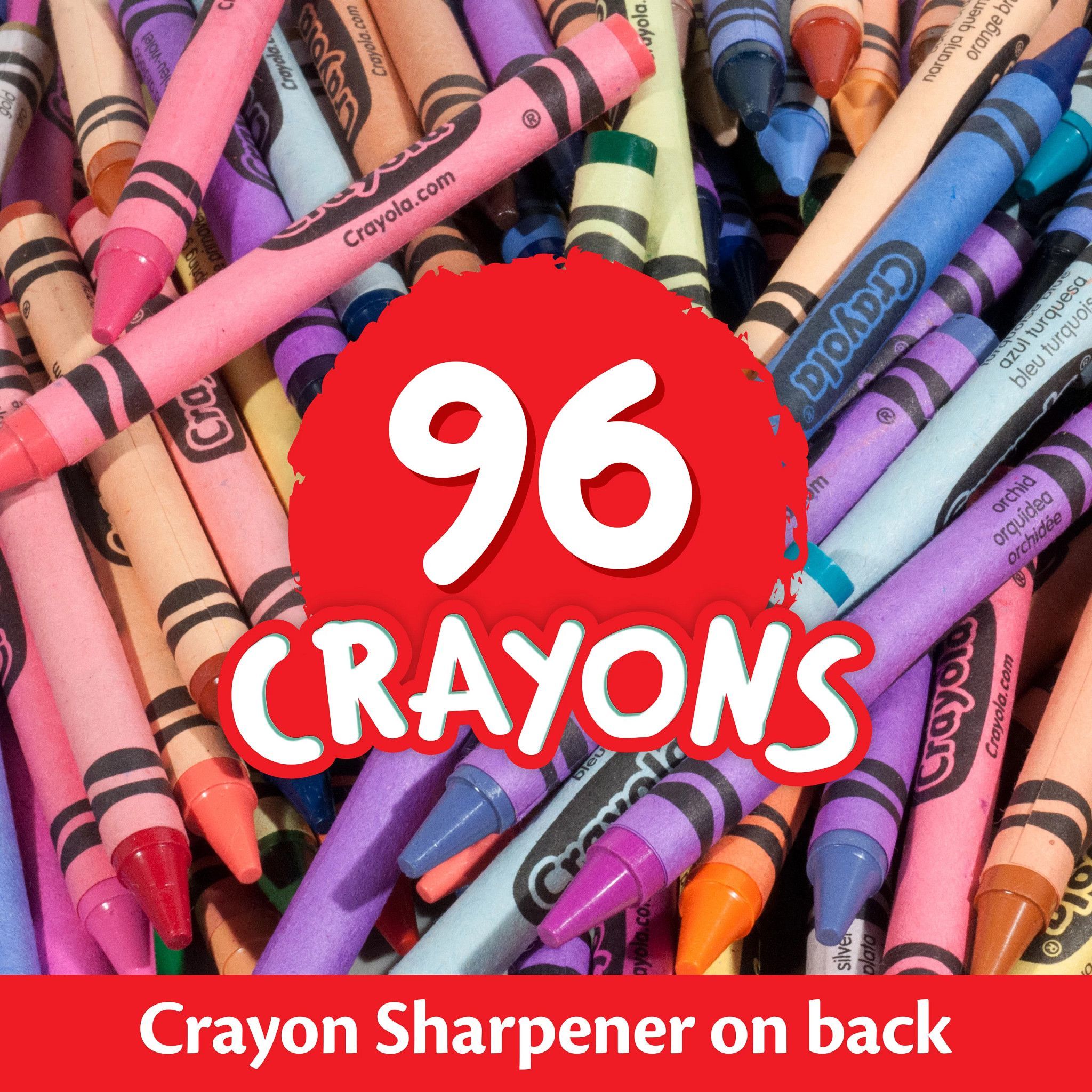 Crayola Crayon Set, 96-Colors, School Supplies, Art Gifts for Kids - image 4 of 12