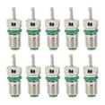 thumbnail image 1 of LOVIVER 10 Pcs Valve de Service de Climatisation Universelle Assortiment de Noyaux de Valve A/C Vert, 1 of 8