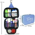 thumbnail image 3 of Hanging Toiletry Travel Bag Makeup Bag with Hanging Hook for Men Women Large Capacity Travel Bag(Blue), 3 of 9
