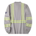 thumbnail image 2 of UNIFU FR Hi-Vis Shirts 7OZ Lightweight High Visibility Reflective Flame Resistant NFPA2112 100% C Welding Men’s Safety Shirt, 2 of 6