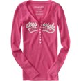 thumbnail image 1 of Aeropostale - Camiseta térmica de manga larga para mujer, color rosa, grande, 1 of 1
