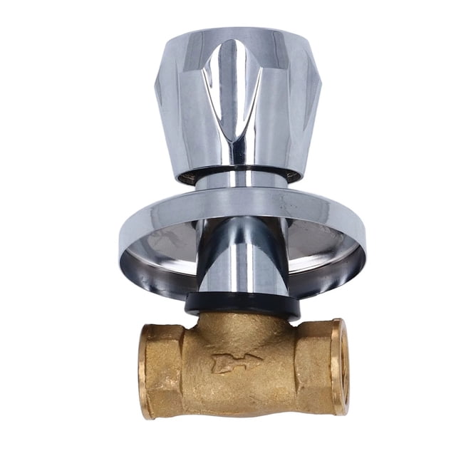 Female Thread Water Valve Concealed Brass Water Valve Flow Control Valve for Domestic Water System