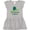 AC-Heather Grey, variant on Inktastic Fort Lauderdale, Florida Happy Sea Turtle Girls Toddler Dress