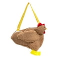 thumbnail image 2 of Bolso de peluche,Bolso de mano para mujer,tipo bandolera,de felpa,Bolsos de hombro de peluche de pollo para mujer,Bolsos de mano vintage de piel sintética para mujer,Bolso bandolera con forma, 2 of 8