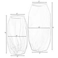 thumbnail image 6 of Contemporary Ceramic Marble Look Design Table Vase Geometric Flower Holder Decor, 6 of 10