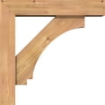 thumbnail image 3 of Ekena Millwork 5 1/2"W x 24"D x 24"H Imperial Block Smooth Bracket w/ Offset Brace, Western Red Cedar, 3 of 25