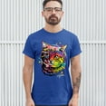 thumbnail image 3 of Tee Hunt Adorable Kitten T-Shirt Andy Maxx Cat Men's Tee, Blue, Medium, 3 of 5